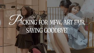 Packing for MFW, Art Fair, Saying Goodbye! |  Camille Co