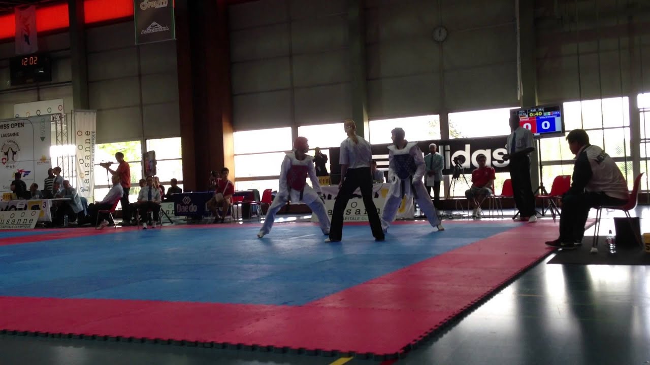 Villa Valadez, Damian Alejandro (MEX) 1 x 1 (GER) Tuncat Levent   Part 1   www gotkd org