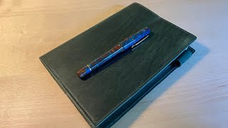 Galen Leather | Crazy Horse Green Notebook Cover Review