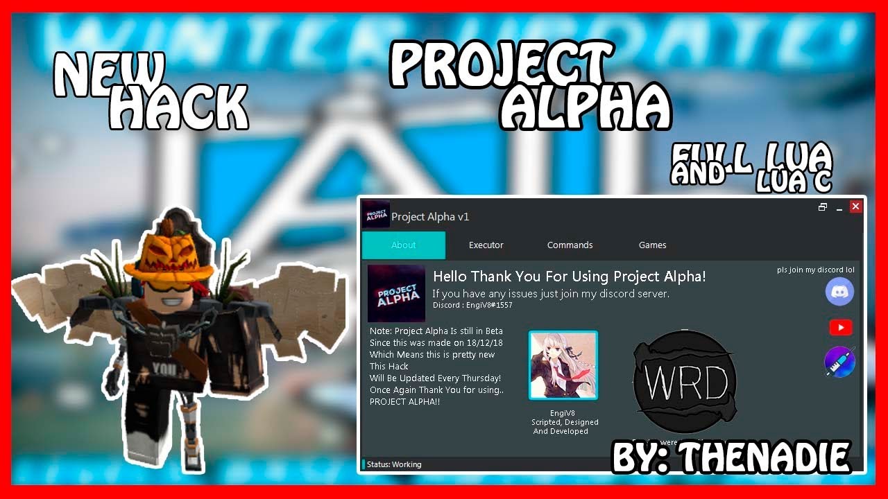 Project Alpha V2 Patched 2019 By Pumpkin - project alpha roblox exploit