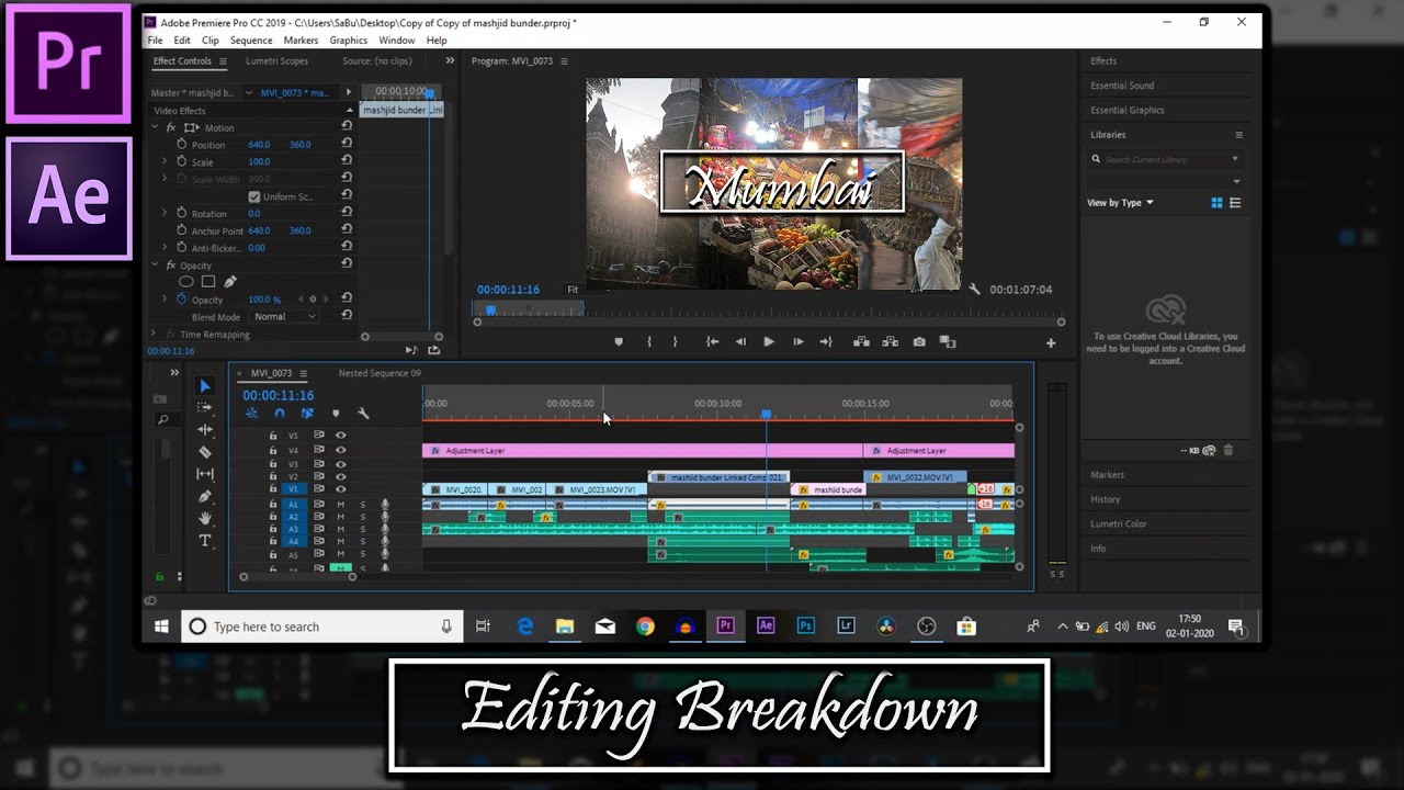 Breakdown Of - Mumbai The City Of Hardworkers