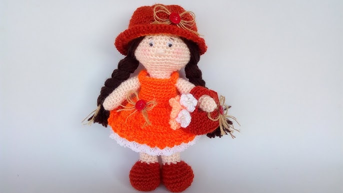 MUÑECA AMIGURUMI_ Pipi Calzaslargas ( Parte 1) Tejemos las piernas 