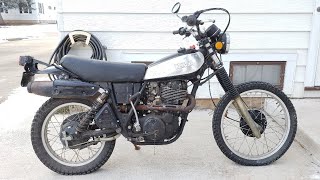 Free Abandoned Yamaha XT 500 Find. Will It Run? (Starts On Fire)