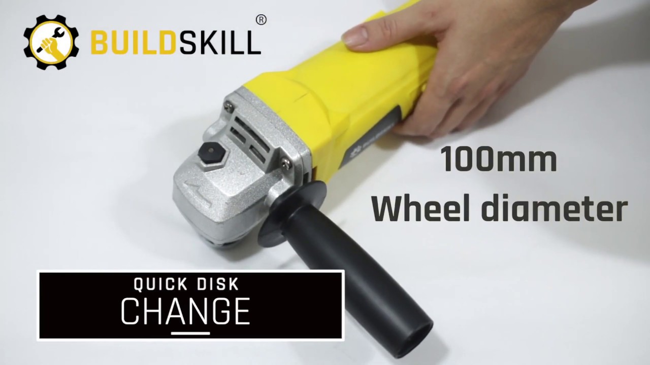 Buildskill BG720R Professional Angle Grinder 830W - Official Video