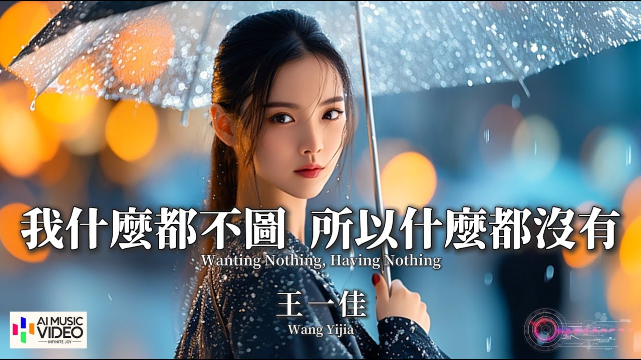 【高清MV】王一佳 - 我什麼都不圖 所以什麼都沒有【Pinyin + Eng Sub | AI音樂視頻 | 繁體拼音英文動態字幕】Wang ...