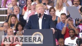 President Trump defends first month in office