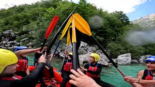 Rafting a Soča-n