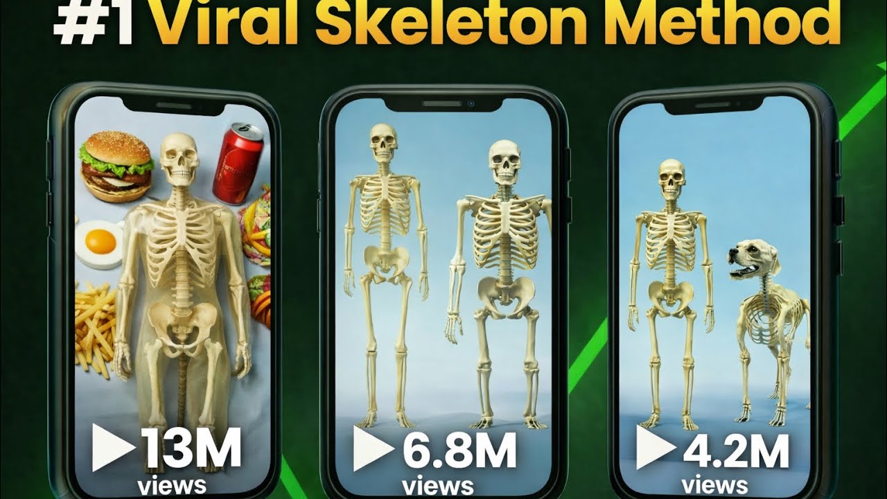 How to Create Viral Skeleton Educational Videos Using AI Tools - YouTube