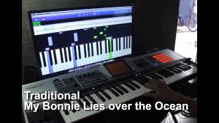 Learning to play My Bonnie Lies over by Traditional on the piano with Synthesia and PianoMaestro