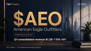 Athlete Statistics American Eagle Q1 2026 Earnings: Aerie Soars, AE Bottoms Challenge