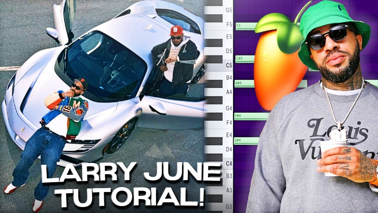 Larry June Beat Tutorial in FL Studio! | How To Make Smooth Larry June beats like CardoGotWings!