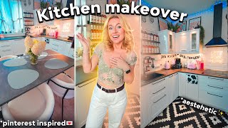 ПОЛНАЯ ПЕРЕДЕЛКА КУХНИ как в Pinterest!🌙 *-500 тысяч* Kitchen Makeover 2023