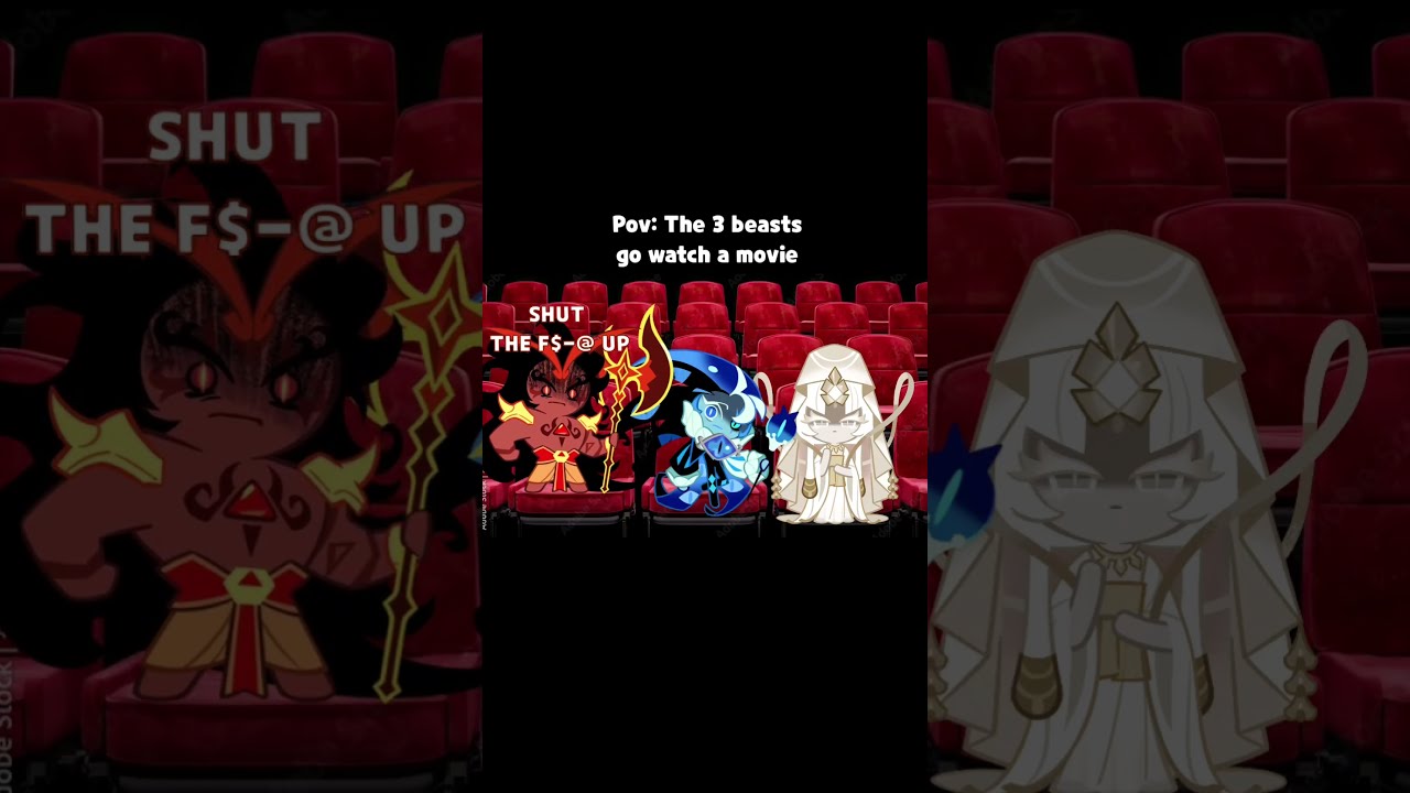 Pov The 3 Beasts Go Watch A Movie Cookierunkingdom Cookierun Crk Shadowmilk
