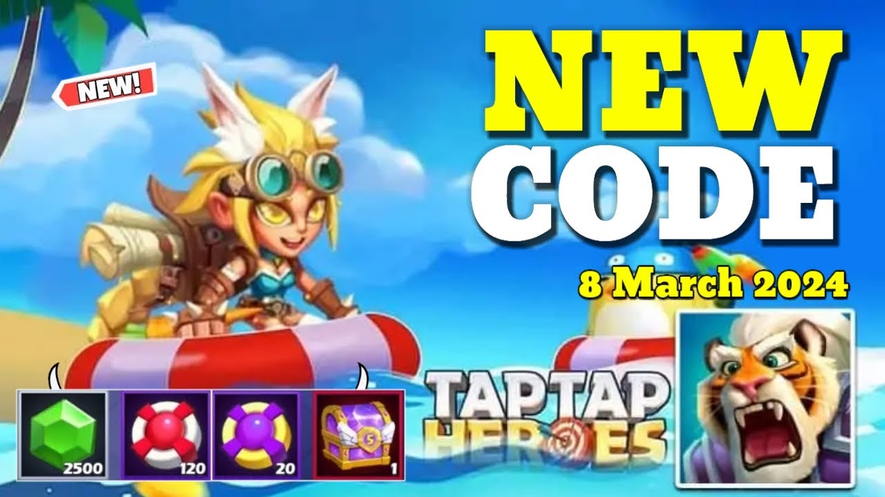 *NEW* TAP TAP HEROES GIFT CODE 8 MARCH 2024 || TAP TAP HEROES CODES