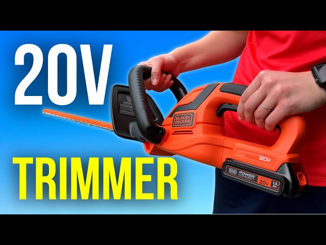 Black and Decker 20V 22 in. Lithium Hedge Trimmer LHT2220 - Review