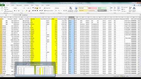 i-Tree Streets Import - Part1 Formatting an existing tree inventory in Excel for import