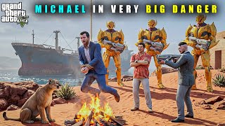 GTA 5 : MICHAEL IN VERY BIG DANGER || BB GAMING screenshot 3