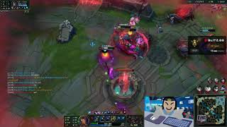 Yuumi sits on Shaco Clone for Double Kill