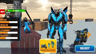 Raccoon Robot Transforming Games - Robot Bike Games level 25 screenshot 5