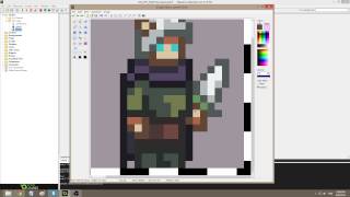 Let's Learn: Pixel Art - Elf Warrior Walk Cycle