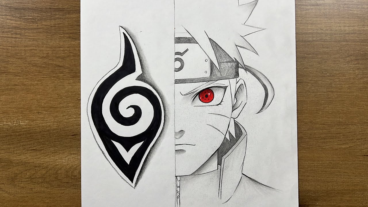 Как нарисовать Наруто шаг за шагом | Простой урок рисования аниме для начинающих