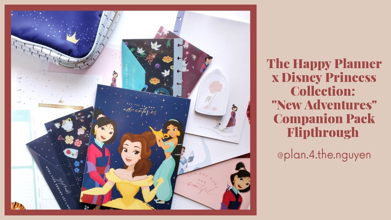 The Happy Planner x Disney Princess Collection: "New Adventures" Classic Companion Pack Flipthrough