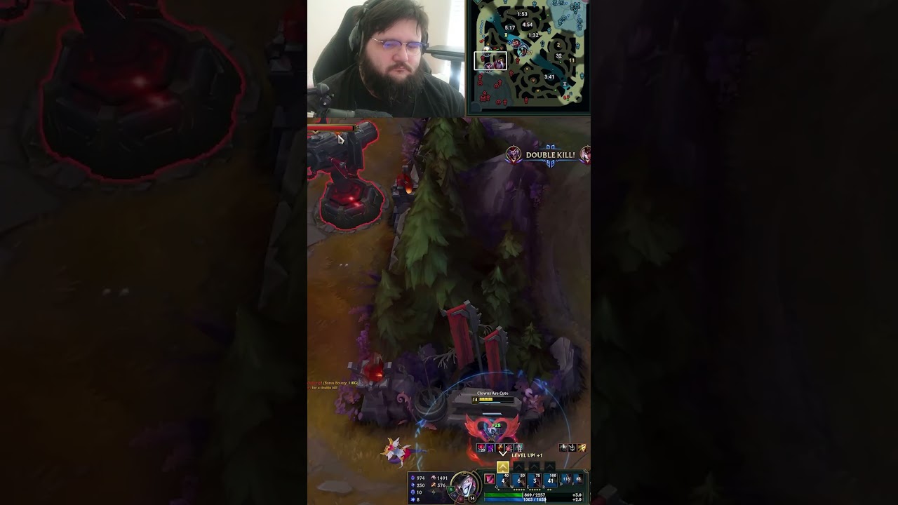 NO REACTION TO THIS PLAY?!  #leagueoflegends #pinkward #shaco
