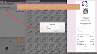 How can add Note on POS Receipt?