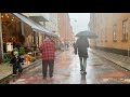 Stockholm Walks: Södermalm streets in the cold November rain