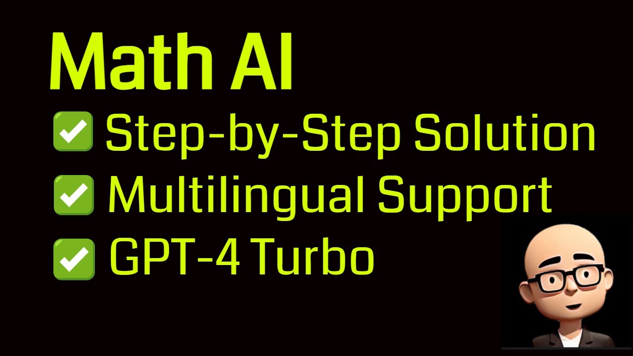 🤖📚 "Meet Math AI: Your Ultimate Math Problem Solver!" 🧮💡 - YouTube