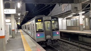 【篠ノ井線E127系】平田駅発車