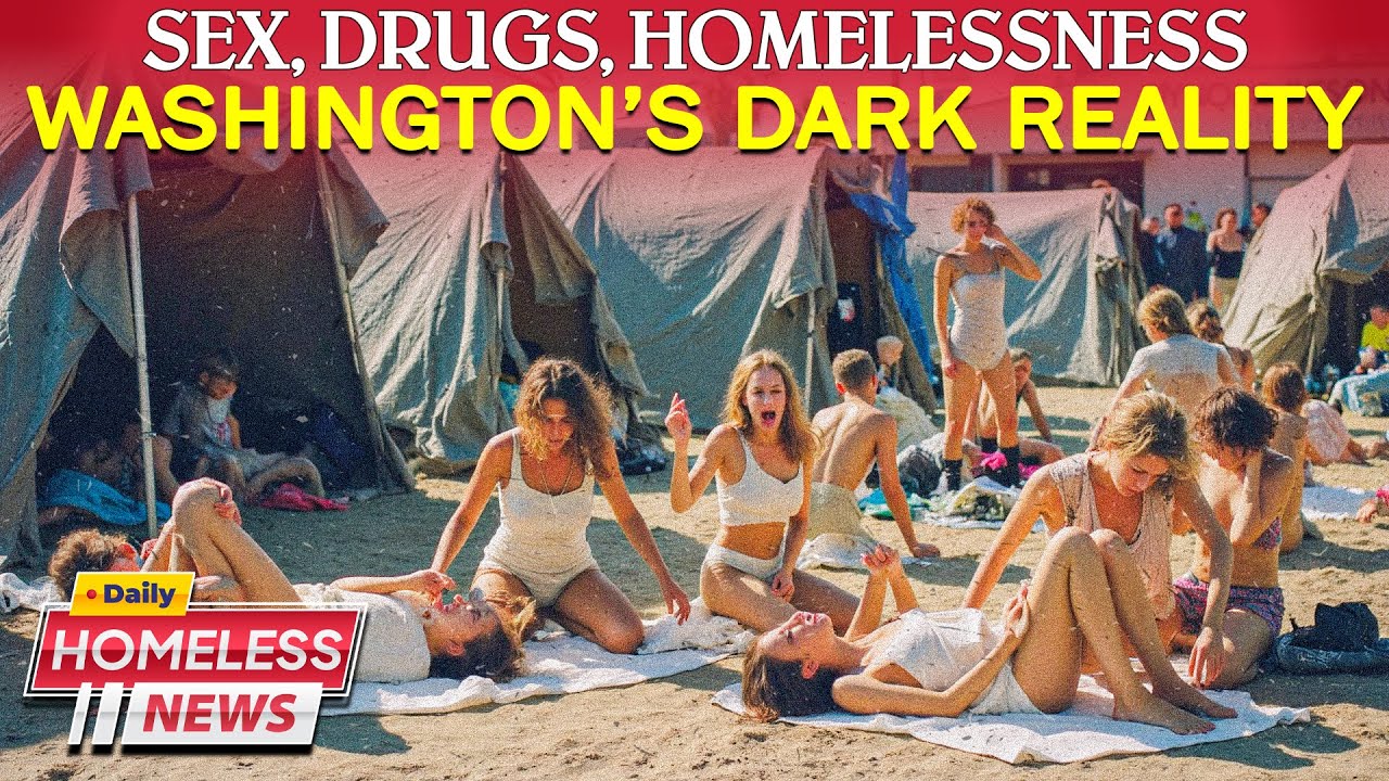 ⁣Washington's Homeless Hell: Raw Sex, Wild Drugs, and Street Chaos - Homeless In America