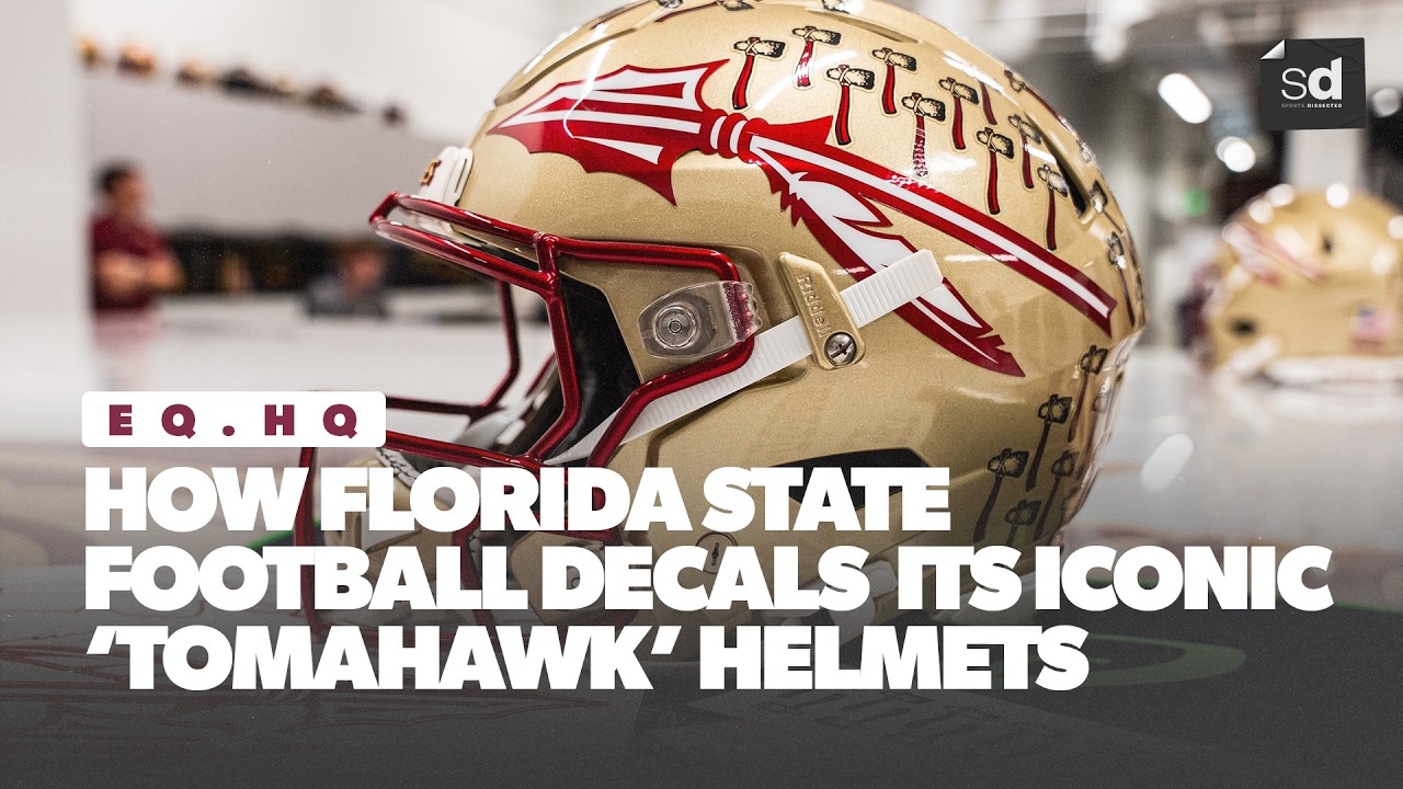 How FLORIDA STATE FOOTBALL Preps Its Iconic 'Tomahawk' HELMETS
