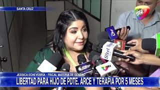 Hijo del presidente Arce queda libre con terapia psicológica; Fiscalía apela decisión judicialDes