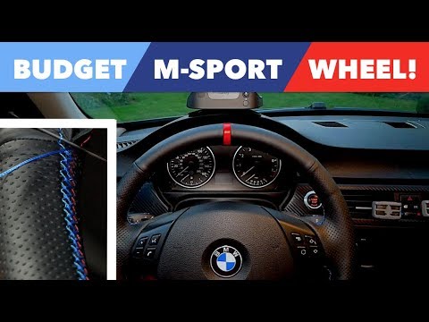 DIY M-Sport Steering Wheel Wrap // Any Model
