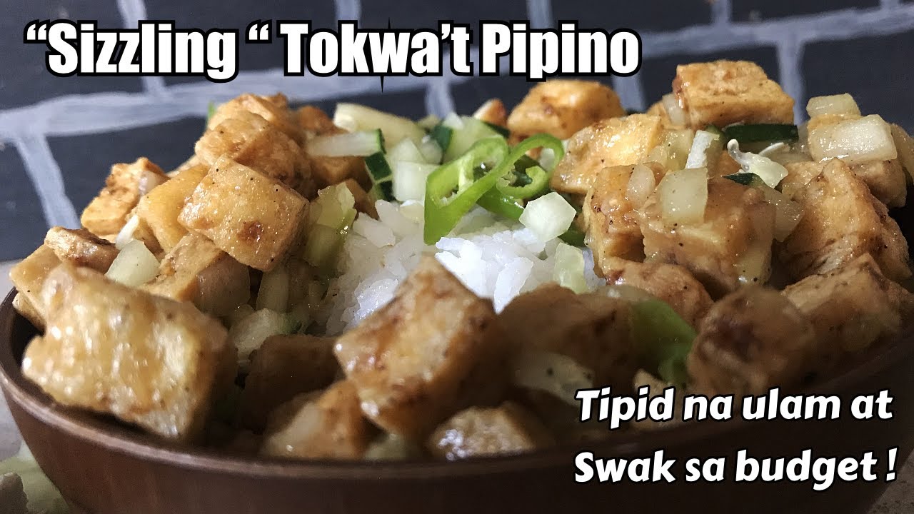 Budget Ulam Recipe / Sizzling Tofu with Pipino / Tipid na Ulam Recipe