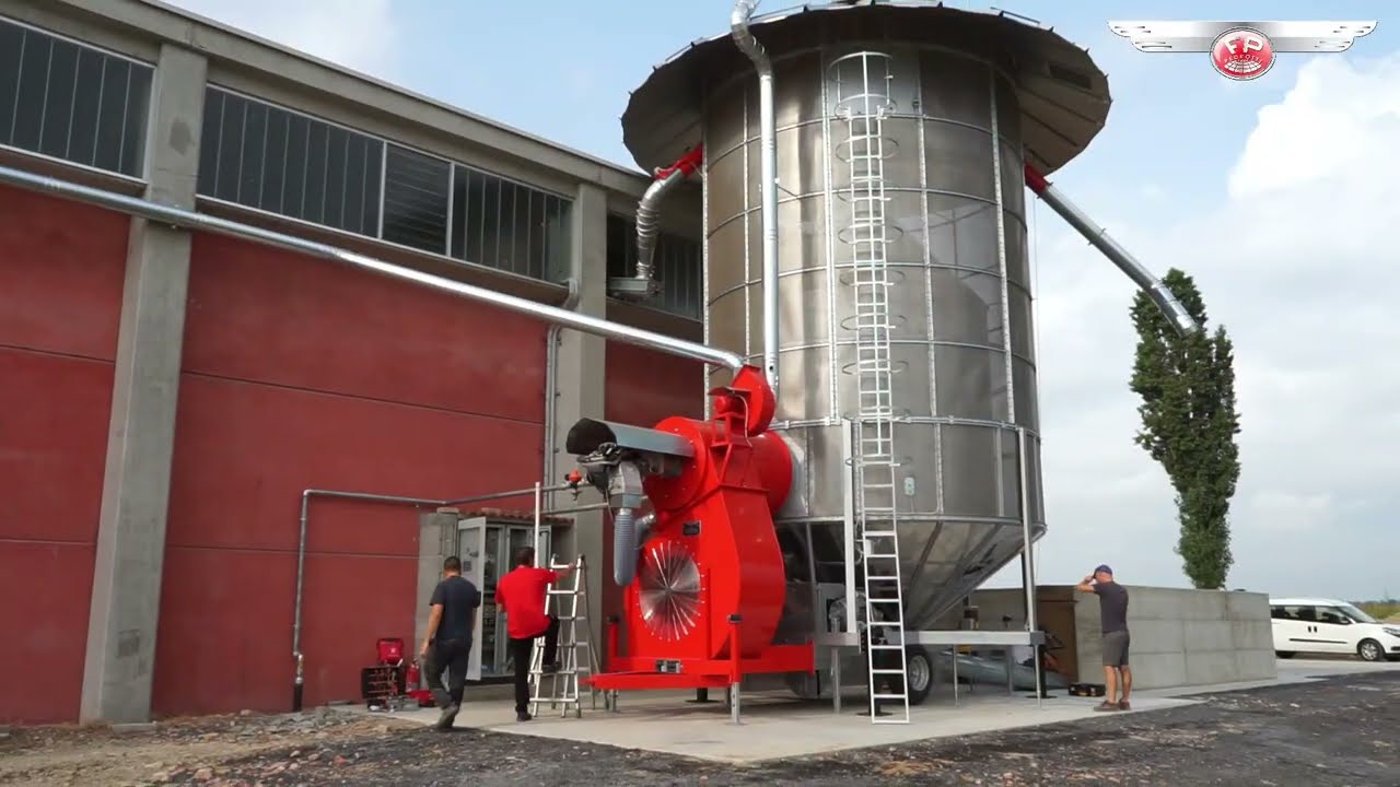 Pedrotti Grain Dryer model XLJ 500 - Piacenza Province (Italy)