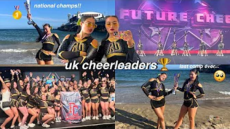 day in the life of a UK CHEERLEADER *competition weekend*