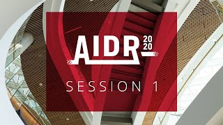 AIDR 2020, Session 1
