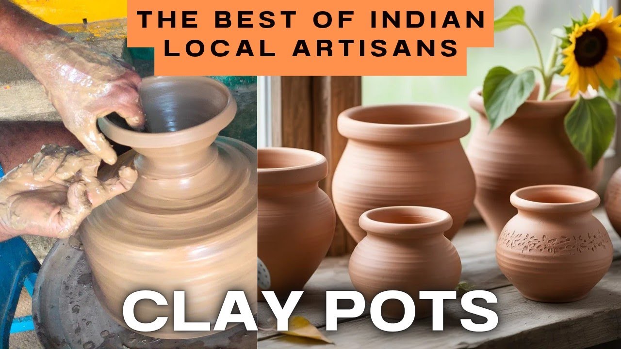 The best of indian local artisans Clay Pots | Pottery Handmade Pots 🍯| India Village Artisans 