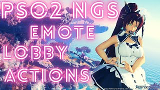 PSO2 NGS 802: Dance 67 Emote Lobby Action 802「ダンス67」 - YouTube