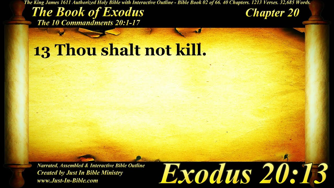 Bible Book 02 Exodus Chapter 20 The Holy Bible KJV Read Along bible-book-02-exodus-chapter-20-the-holy-bible-kjv-read-along
