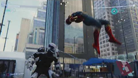 Marvel Spider-Man : Iron Spider Vs Hundreds of Sable Agents #marvelspiderman #spidermanps5