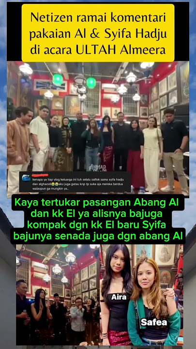 Just a matter of net clothes! And there are only two #ahmaddhani #dewa19 #alghazali #syifahadju