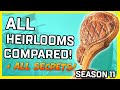 ALL HEIRLOOMS COMPARED! - Hidden Heirloom Secrets, Quips, Animations (Apex Legends & Wattson)