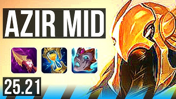 AZIR vs AKALI (MID) | 6/3/12 | KR Master | 25.21