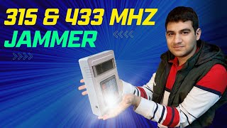 315 & 433 MHz jammer using Atmega 328 Microcontroller