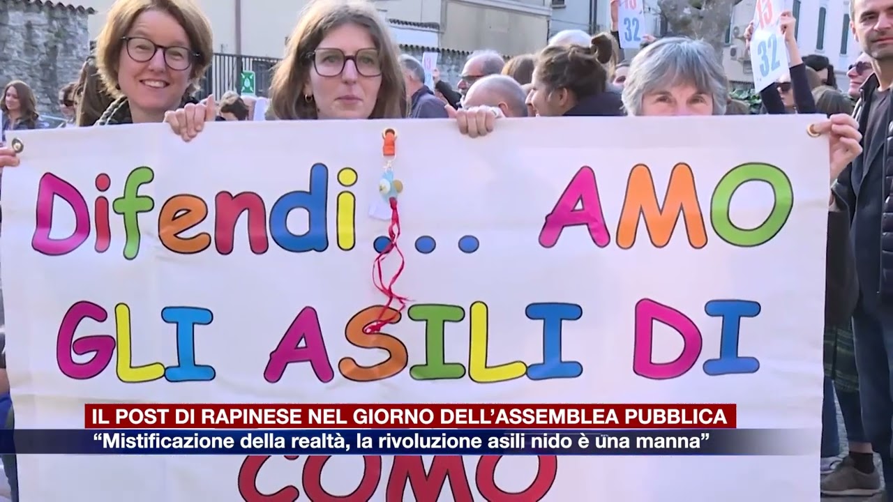 Etg -Il post di Rapinese nel giorno dell’assemblea pubblica: “La rivoluzione asili nido è una manna”