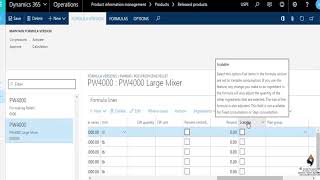 Process Manufacturing in Microsoft Dynamics 365