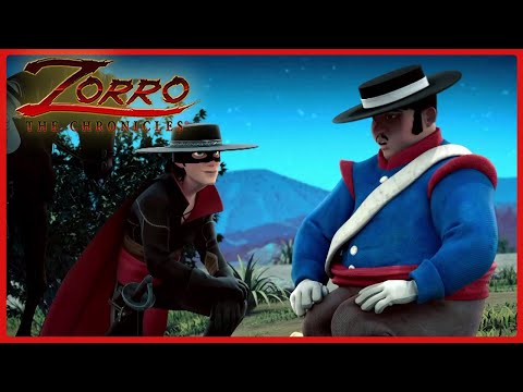 🐄 Zorro races against time to save Ines from the Yaquis | Zorro - The Masked Hero